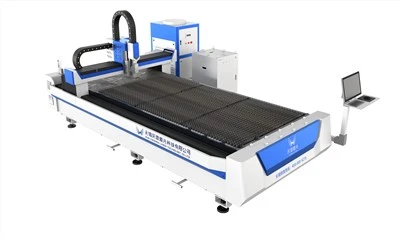 1500w 2000w 3kw Trealamh snáthoptaice Cnc Lazer Cutter Meaisín Gearradh Léasair Snáithín Miotail Le haghaidh Bileog Cruach Dhosmálta